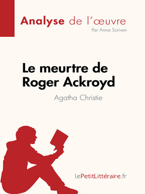 cover image of Le meurtre de Roger Ackroyd de Agatha Christie (Analyse de l'œuvre)